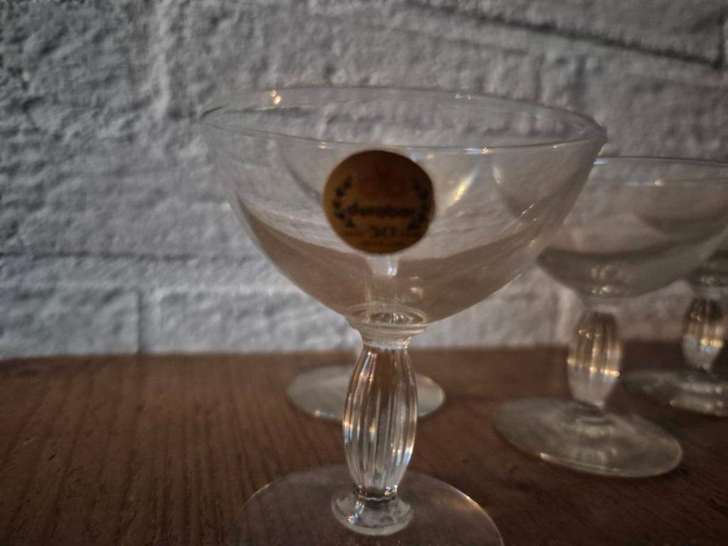 Durobor 4x likeurcoupes - Vintage, Ophalen of Verzenden
