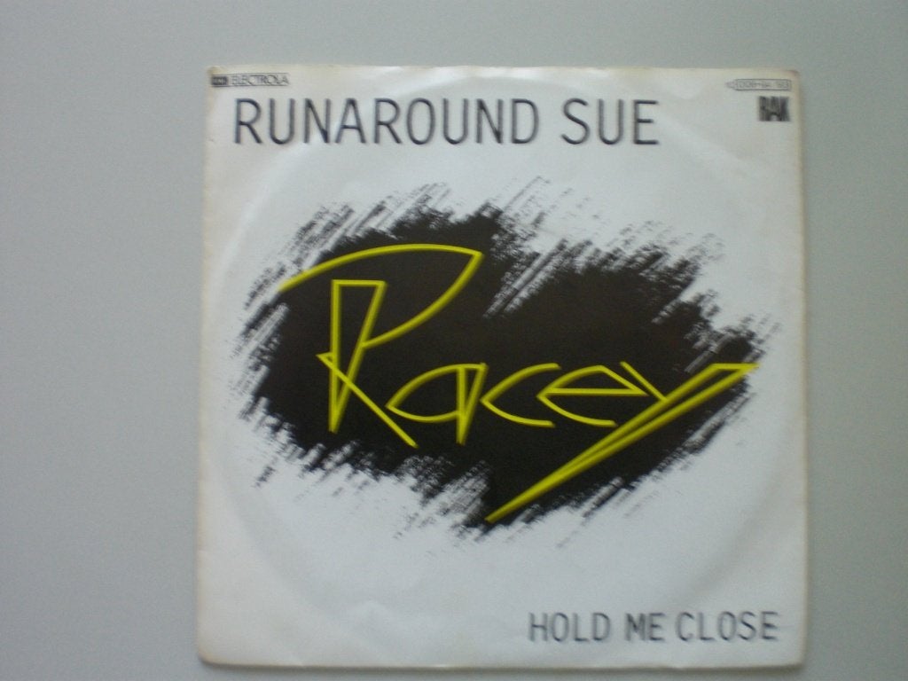 RACEY - runaround sue - vinyl 7", Gebruikt, 7 inch, Ophalen of Verzenden, Rock en Metal