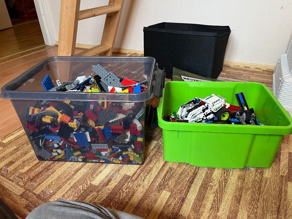 Lego bak, Kinderen en Baby's, Speelgoed | Duplo en Lego, Ophalen of Verzenden, Zo goed als nieuw, Losse stenen, Lego