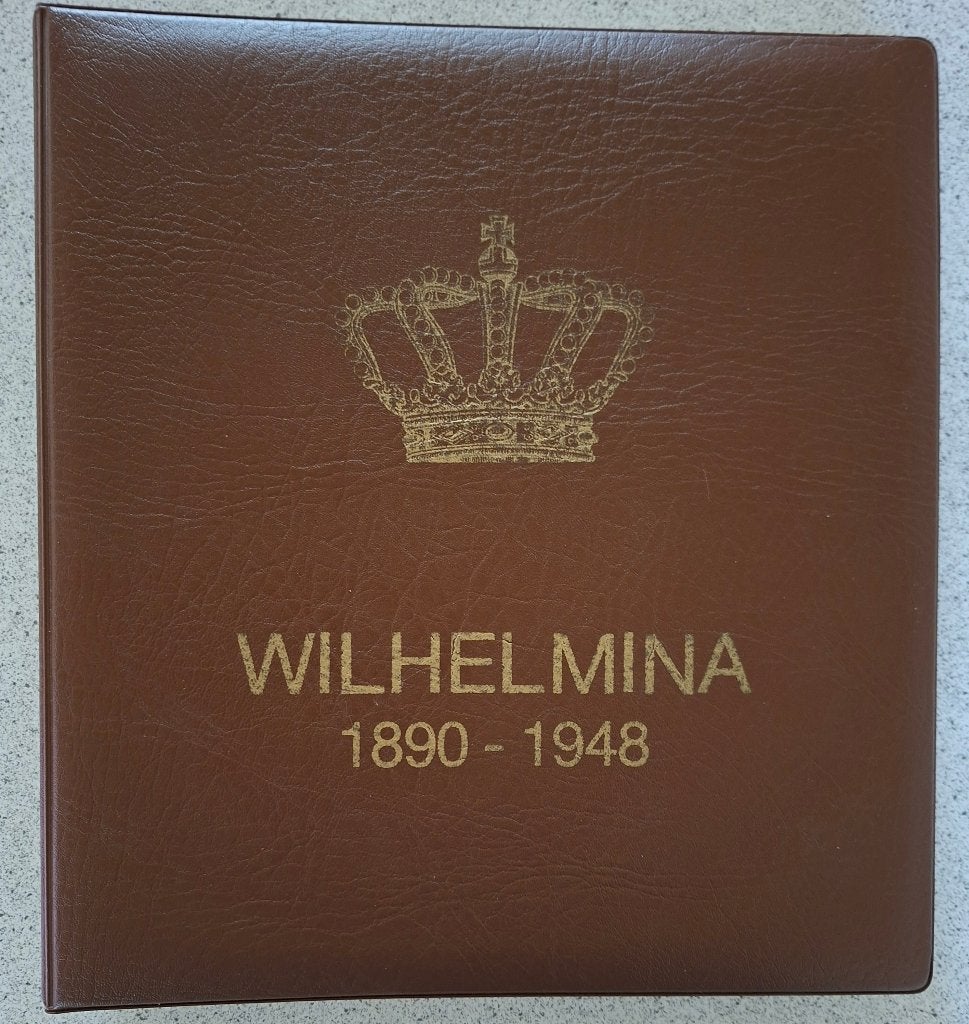 Wilhelmina munten voordrukalbum compleet 1890 - 1948, Verzenden, Koningin Wilhelmina, Overige waardes