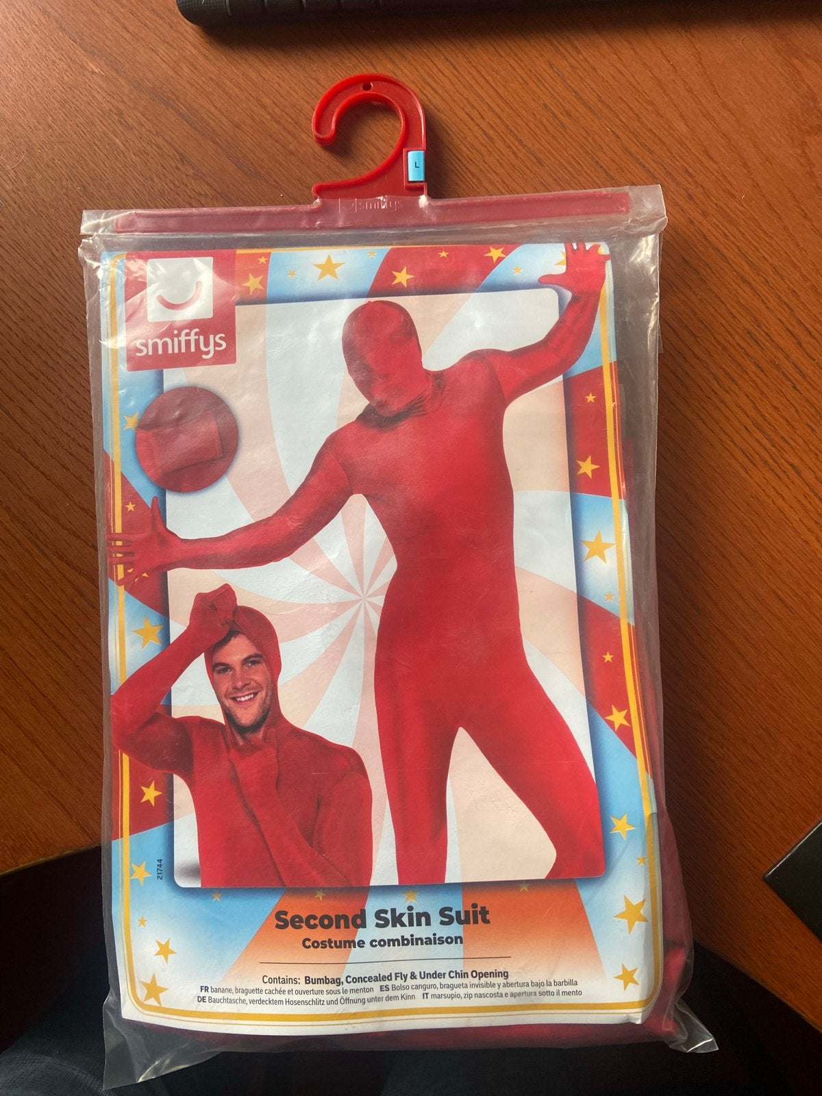 Rood Second Skin Pak - Smiffys Kostuum, Ophalen of Verzenden, Nieuw, Pak of Jurk