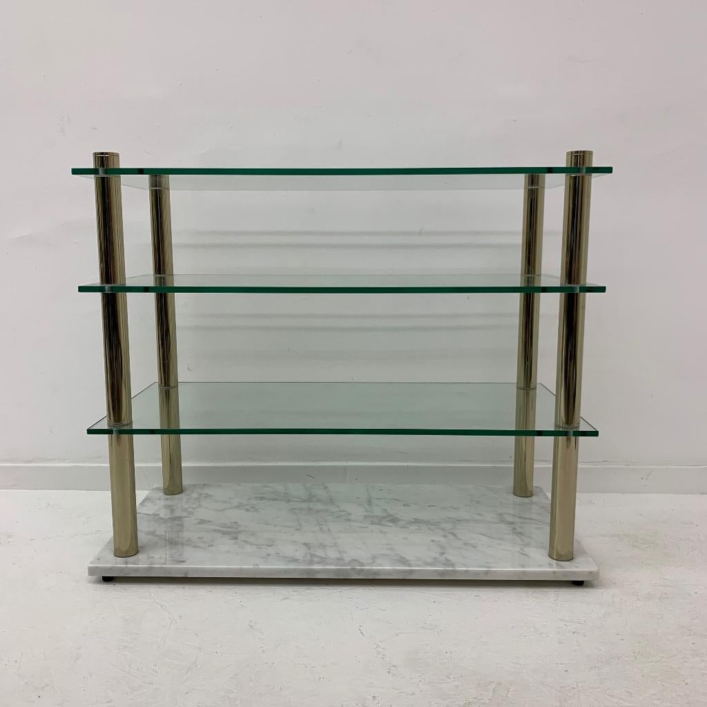 kastje marmer goud vintage vitrinekastje, Antiek en Kunst, Antiek | Meubels | Kasten, Ophalen of Verzenden