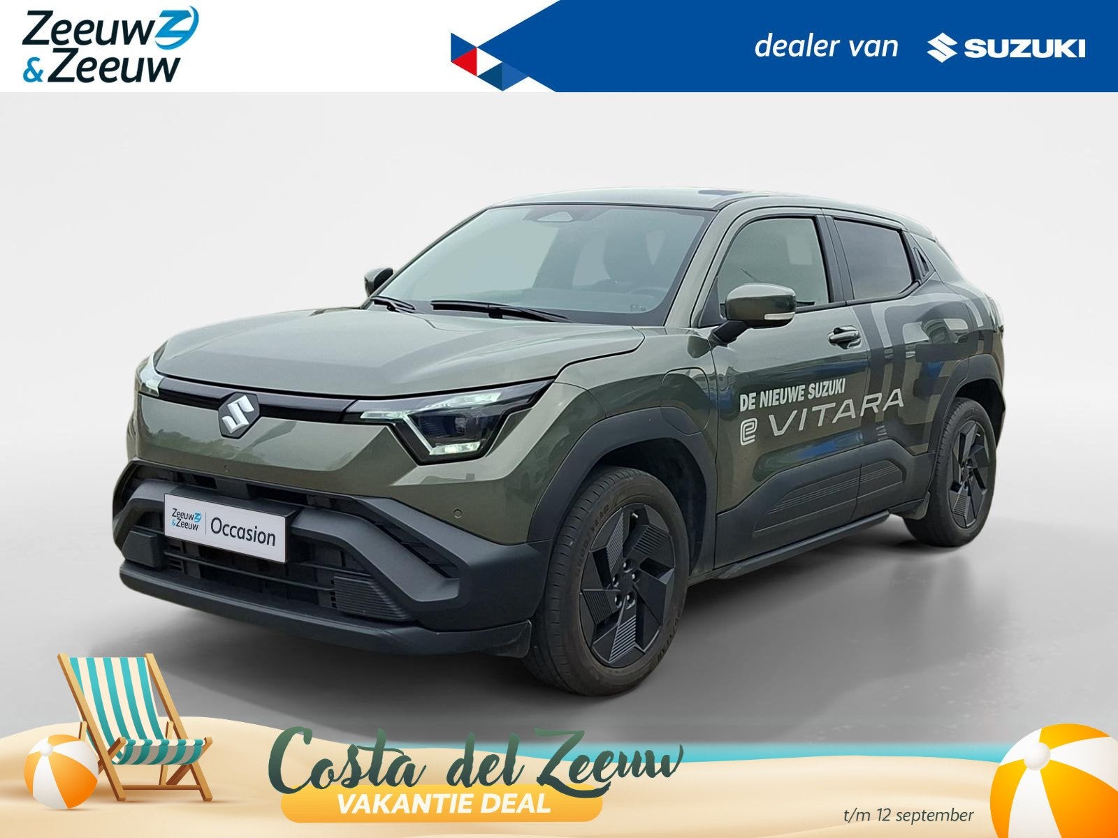 Suzuki e VITARA Select 61 kWh | DEMO | Direct leverbaar | Do, Stof, Automatische klimaatregeling, 61 kWh, SUV of Terreinwagen