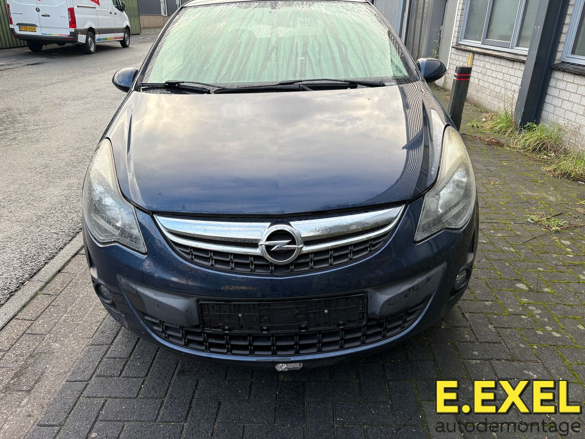 Complete voorkop Opel Corsa D Facelift 1.3CDTi Kleur Z22A, Gebruikt, -, Voor, Opel