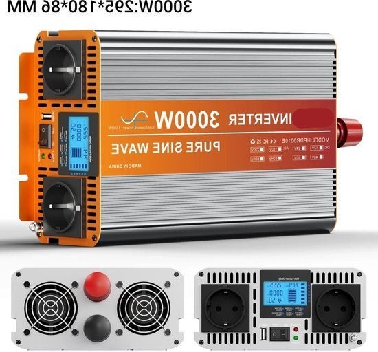 3000W Omvormer – Stroomomzetter – Inverter, Corvance B.V., Verzenden, Nieuw, Corvancebol@gmail.com