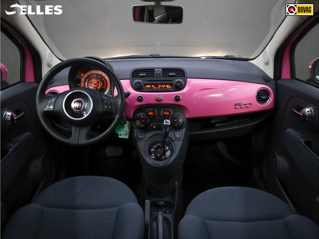 Fiat 500 1.2 Rosa | Automaat | Opendak (bj 2011), Auto's, Fiat, Euro 5, Stof, Gebruikt, Origineel Nederlands