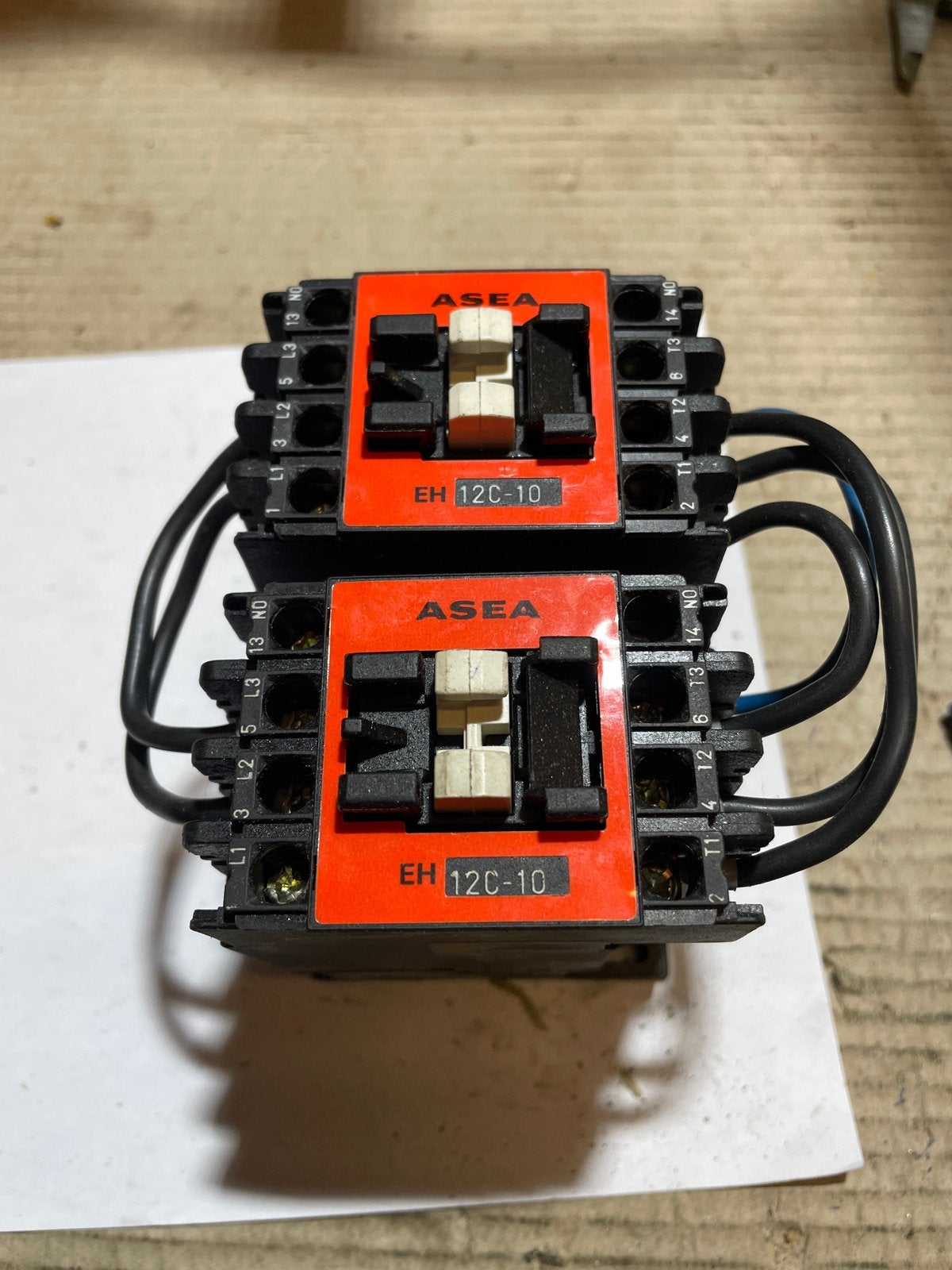 ASEA EH12C-10 Magneetschakelaars (Contactors), Ophalen, Gebruikt, Overige merken, Relais