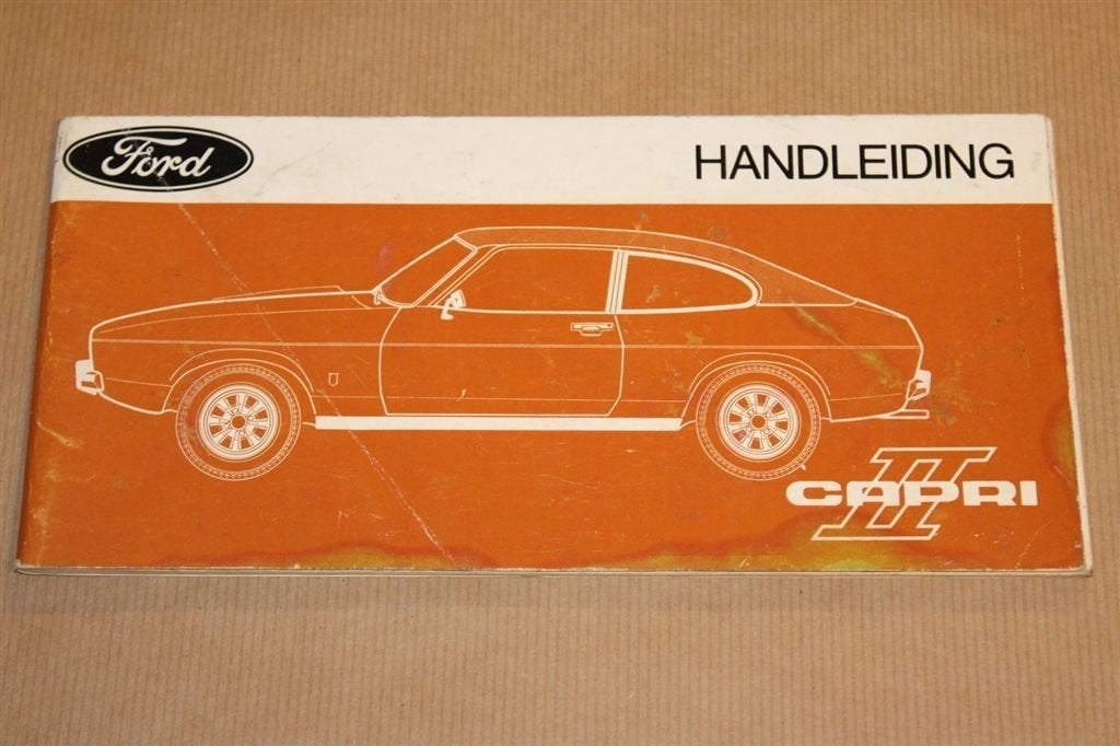 Handlieiding Ford Capri II - 1974, Ophalen of Verzenden