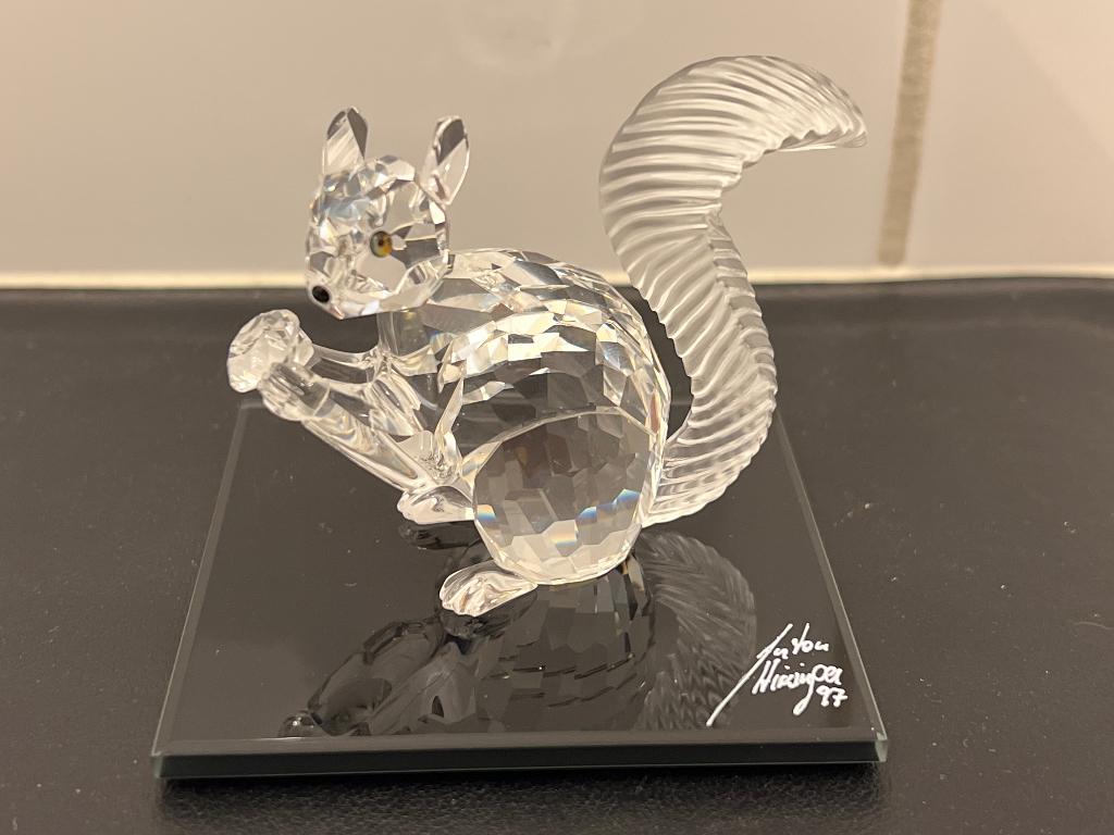 Swarovski Eekhoorn SCS Jubileum 1987-1997, Ophalen of Verzenden, Zo goed als nieuw, Figuurtje