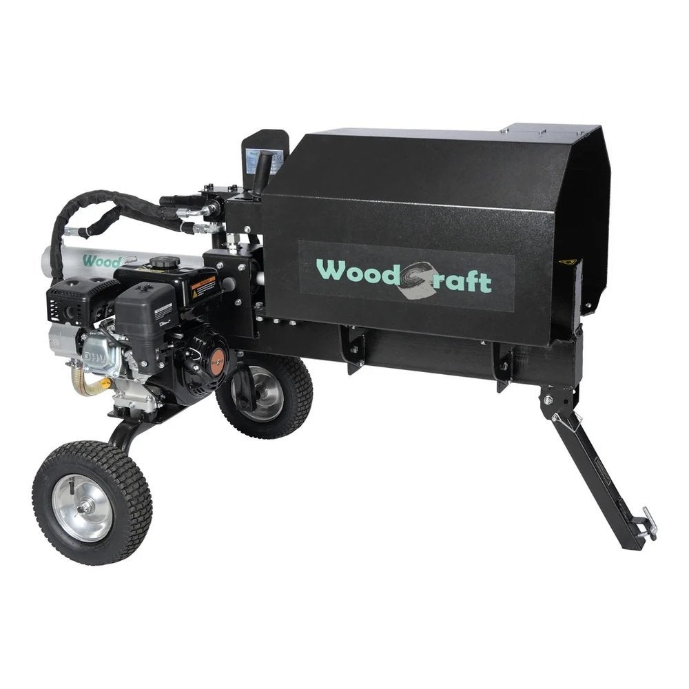 Woodcraft houtklover 12 ton benzine horizontaal, Tuin en Terras, Ophalen, Nieuw, Benzine
