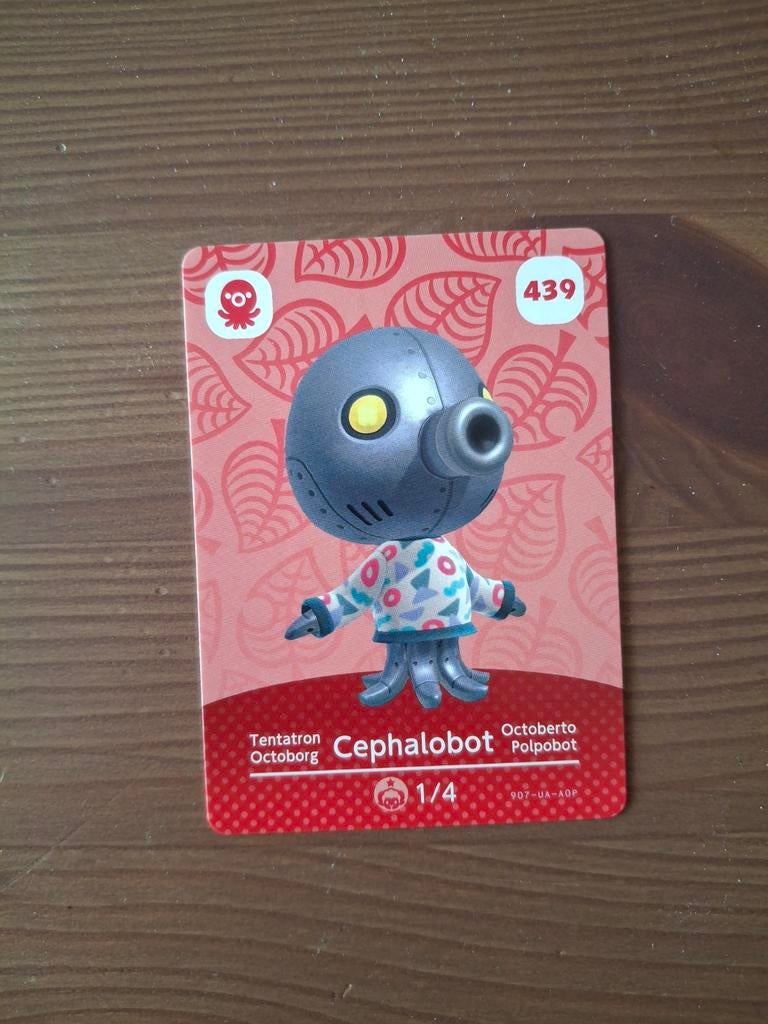 Animal Crossing Amiibo #439 Cephalobot, 1 speler, Ophalen of Verzenden, Zo goed als nieuw, Vanaf 3 jaar