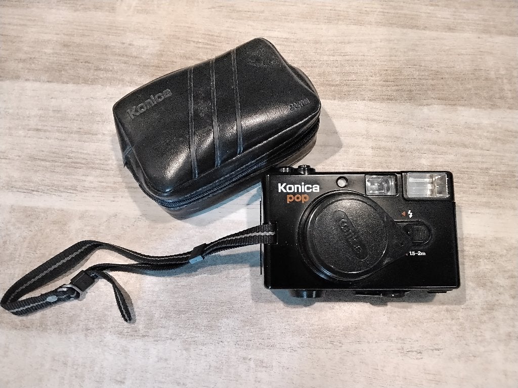 Oude fotocamera konica, Ophalen of Verzenden, Gebruikt, Compact, Konica
