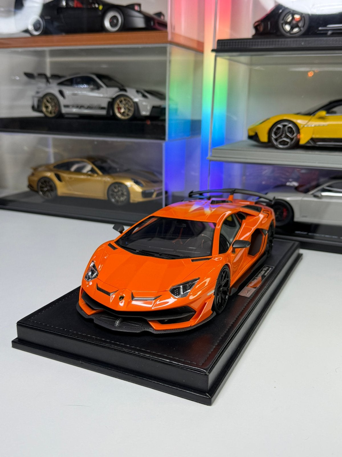 Lamborghini Aventador SVJ novitec 1/18 Ivy models, Hobby en Vrije tijd, Ophalen of Verzenden, Zo goed als nieuw, MiniChamps