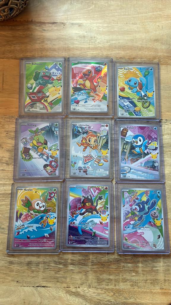 Pokemon first partner illustration collection, Ophalen, Nieuw, Foil