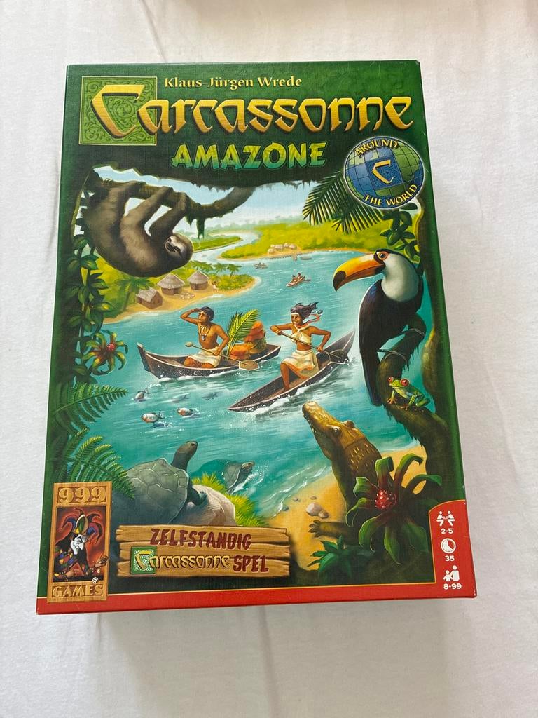 Carcassonne Amazone Bordspel - Zo goed als nieuw, Hobby en Vrije tijd, Gezelschapsspellen | Bordspellen, Vijf spelers of meer