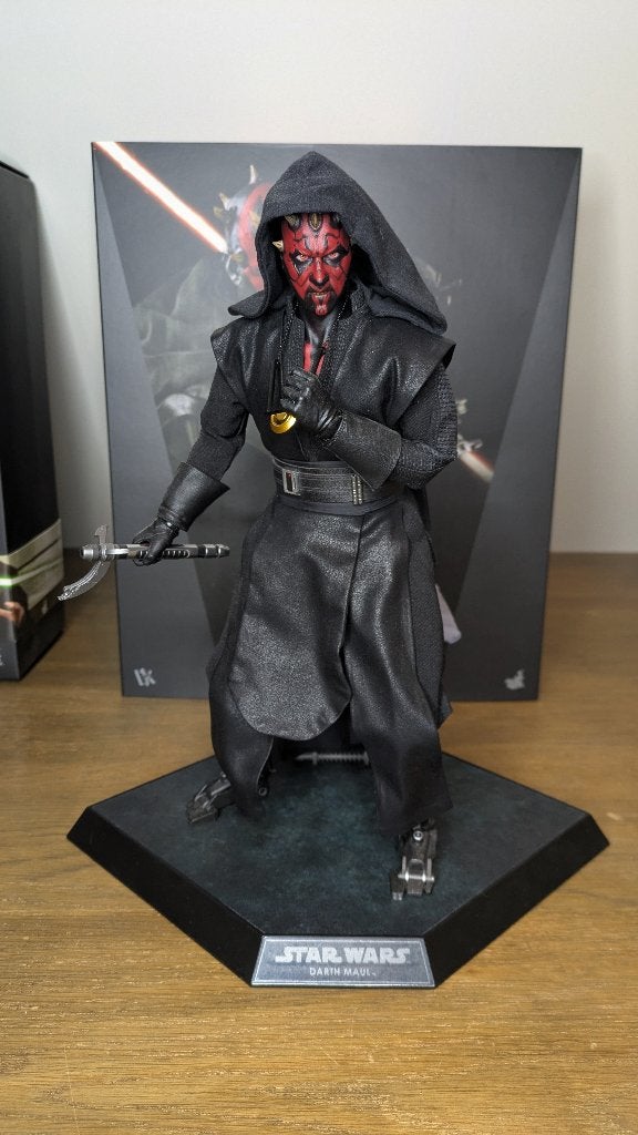 Maul Deluxe DX18 STAR WARS Hot Toys Sixth Scale Figure 1:6, Ophalen of Verzenden, Zo goed als nieuw, Actiefiguurtje