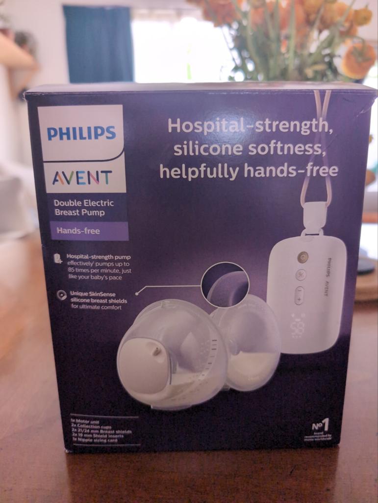 Philips Avent Dubbele Elektrische Borstkolf met Accessoires, Ophalen, Gebruikt