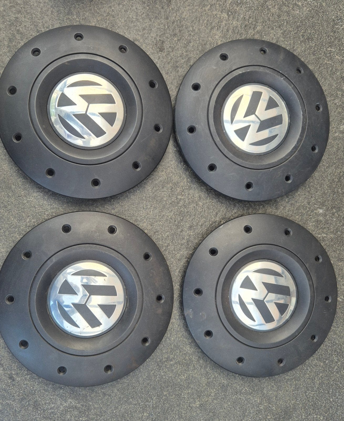 Set van 4 VW Transporter T5/T6 wieldoppen 7H0601151C, Ophalen of Verzenden