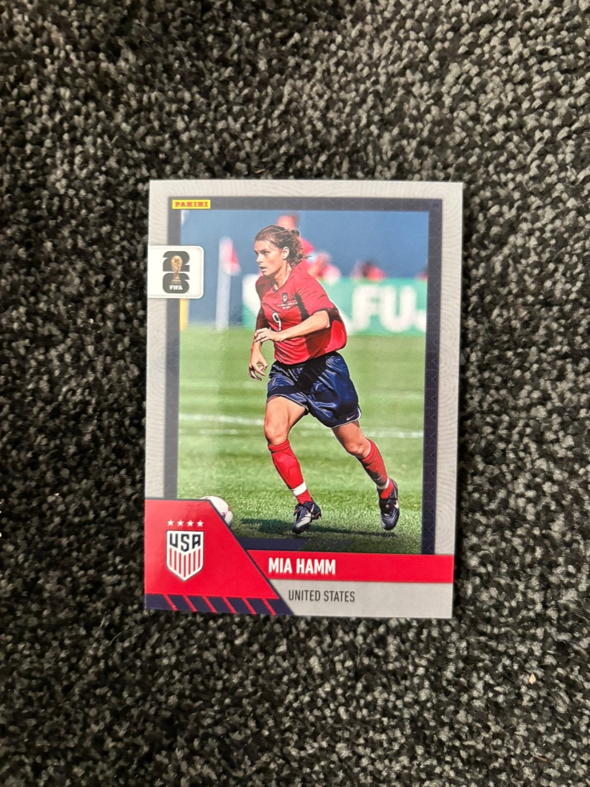 Panini Monopoly Prizm - Mia Hamm Base Card, Verzenden, Zo goed als nieuw, Plaatje