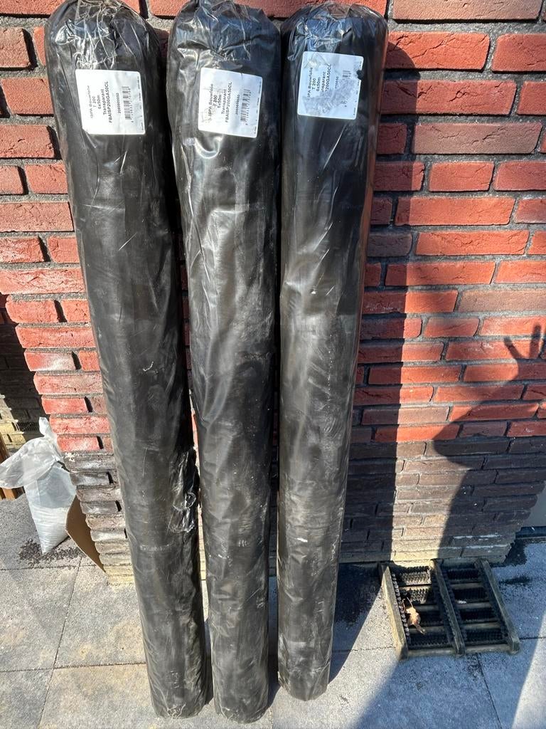 ISPA Bouwfolie Transparant 2 rollen 6x50m plastic folie, Doe-het-zelf en Verbouw, Zeil en Folie, Ophalen, Zo goed als nieuw, 15 m² of meer
