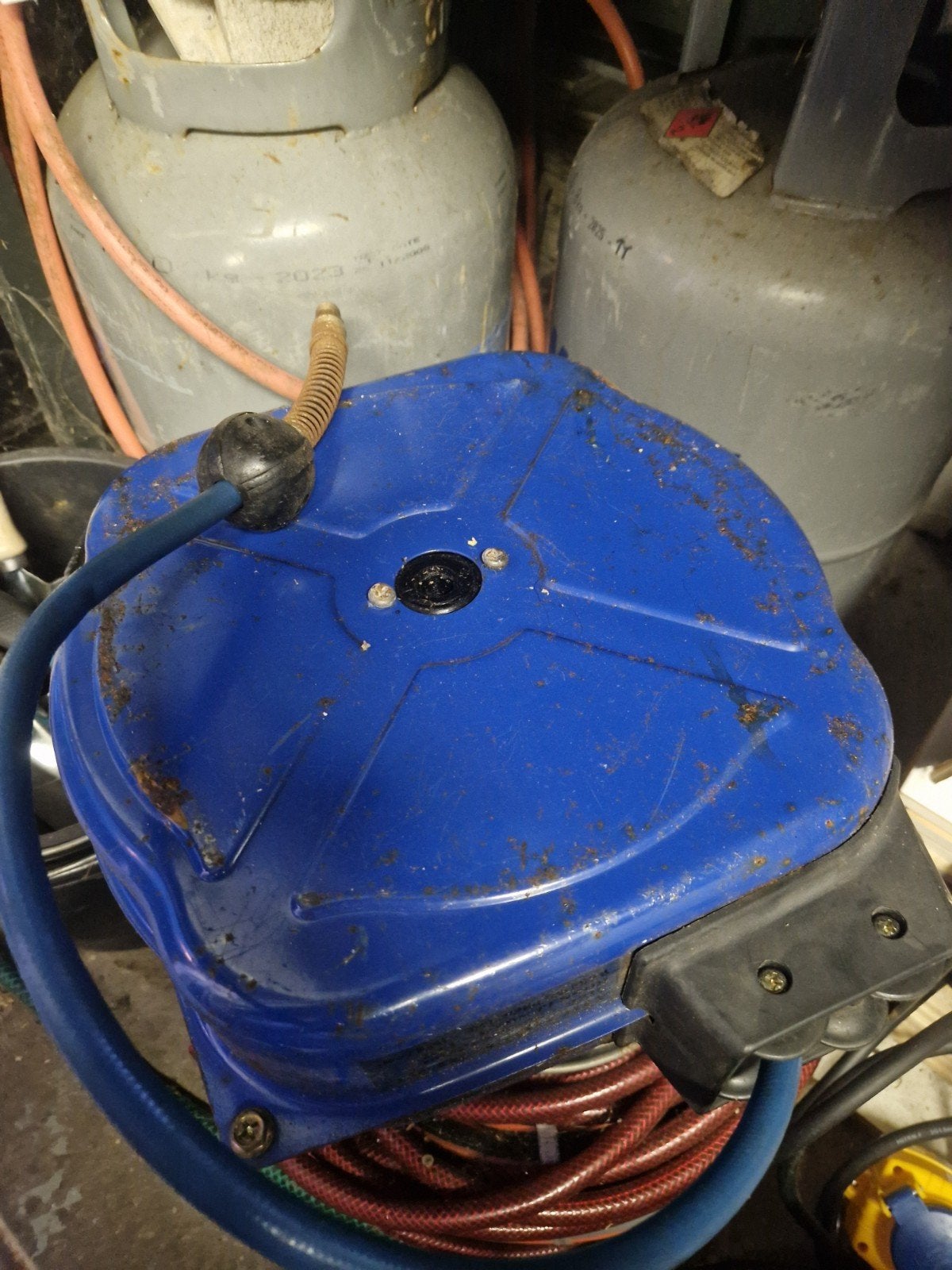 Haspel voor compressor met kliksysteem, Ophalen of Verzenden, Gebruikt