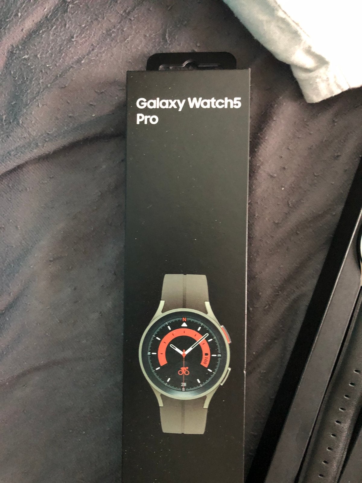 Samsung Galaxy smart watch 5 Pro 45 MM als nieuw, Ophalen, Zo goed als nieuw, Zwart, Android