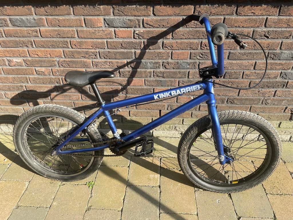 KINK BARRIER BMX crossfiets Metallic Blue Blauw - Lage prijs, Ophalen, Gebruikt, Staal, V-brakes