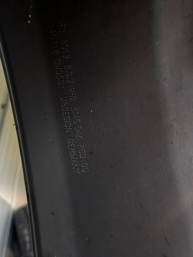 19” MBdesign mat grijs Forged velgen 5x100 met banden, Auto-onderdelen, Banden en Velgen, 215 mm, Banden en Velgen, Nieuw, Personenwagen