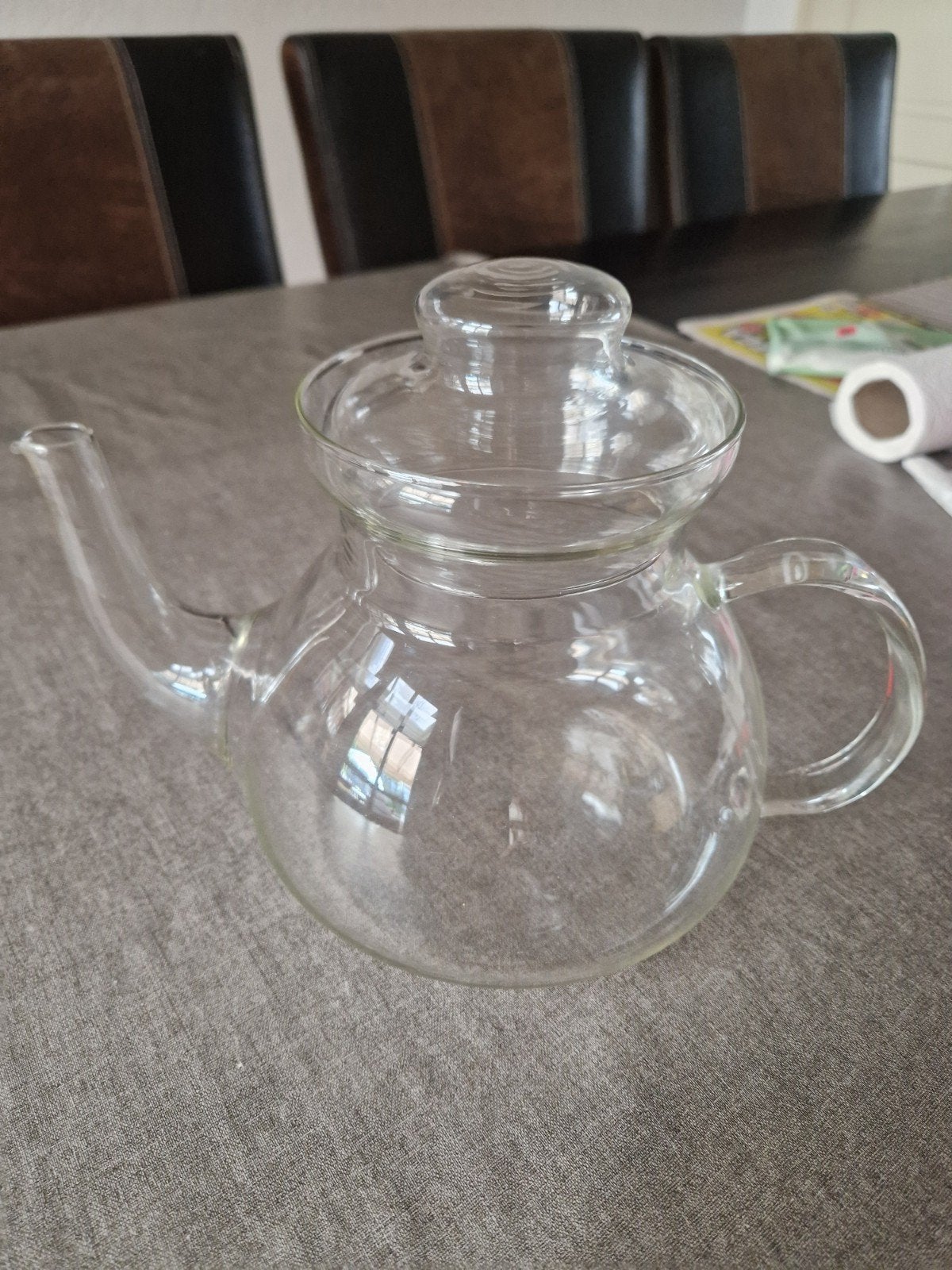 mooie glazen thee pot, Huis en Inrichting, Keuken | Servies, Overige typen, Ophalen of Verzenden, Overige stijlen, Glas