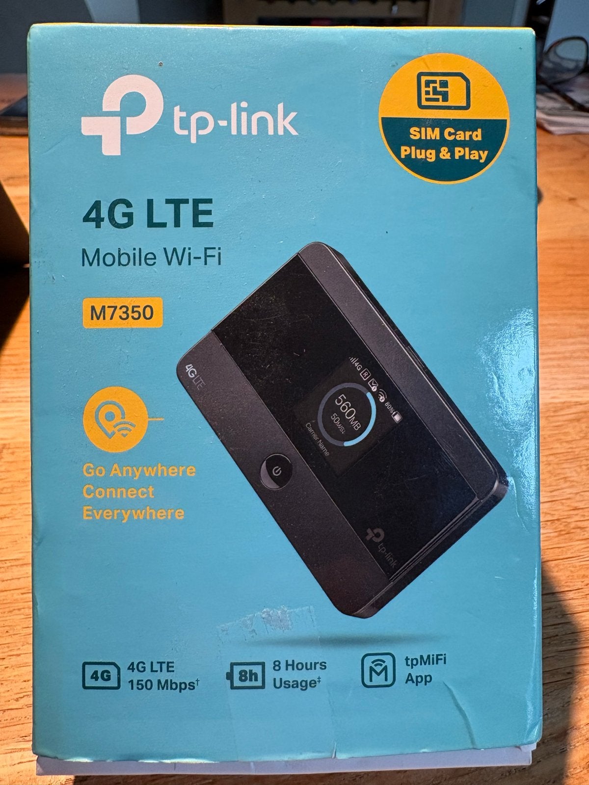 TP-Link M7350 Mobiele Wi-Fi 4G LTE Router, Ophalen of Verzenden, Zo goed als nieuw