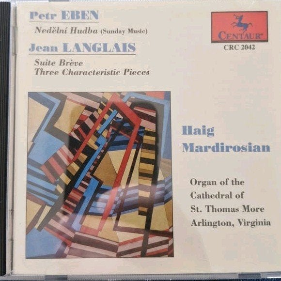 Orgel CD: Haig Mardirosian - Petr Eben & Jean Langlais, Cd's en Dvd's, Gebruikt, Ophalen of Verzenden, Album, Overige typen