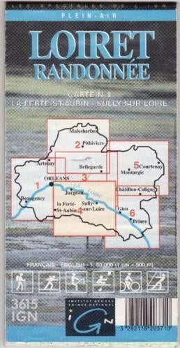 Wandelkaart 3615 IGN * Loire kaart 4, Boeken, Reisgidsen, Fiets- of Wandelgids, Europa, Ophalen of Verzenden, Gelezen