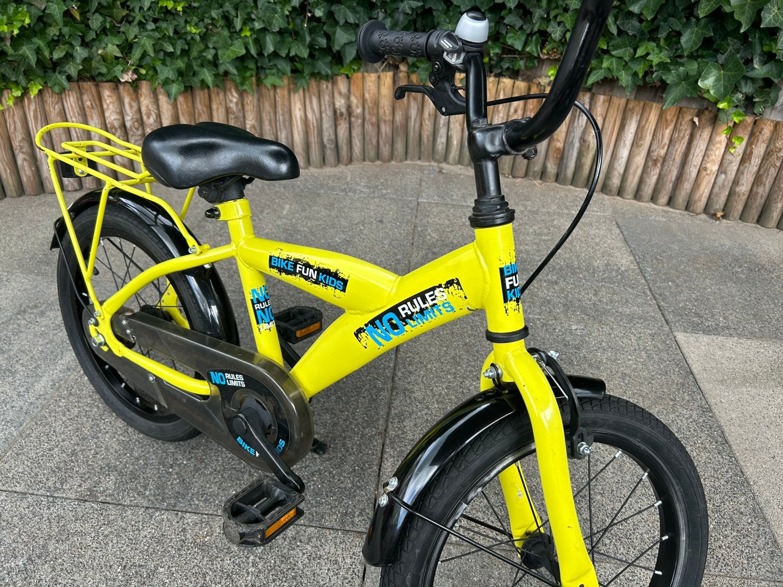 Bike fun No Rules 16 inch jongensfiets, Ophalen of Verzenden, Zo goed als nieuw, 16 tot 20 inch
