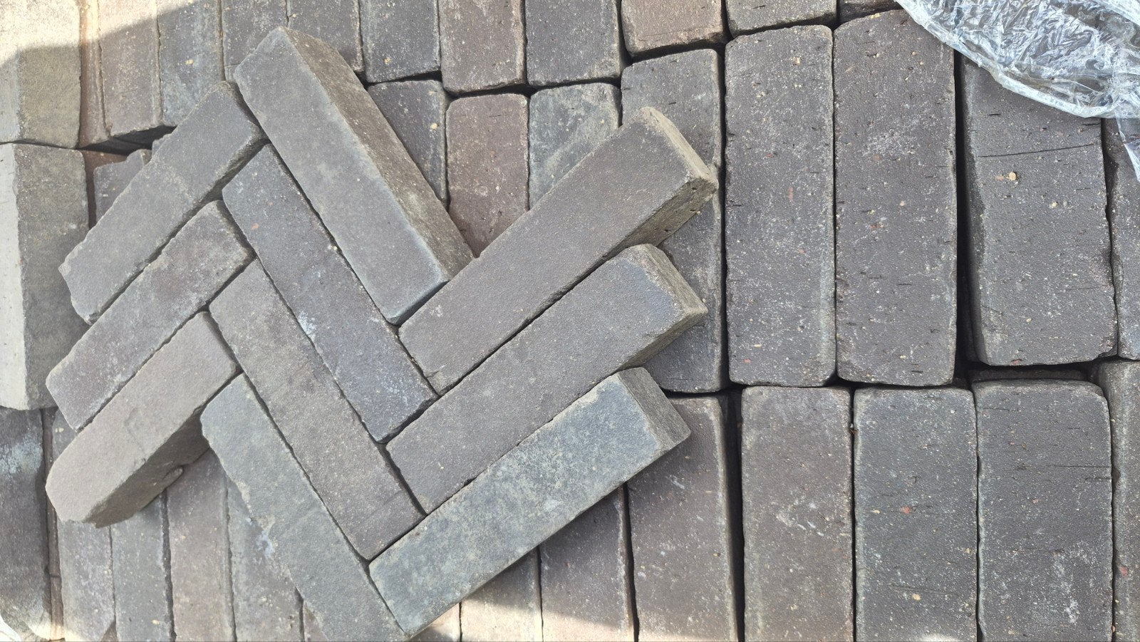 🧱✅️GEBAKKEN WAALTJES. 28.5m2, Tuin en Terras, Tegels en Klinkers, Ophalen of Verzenden, Gebruikt, Keramiek, Klinkers