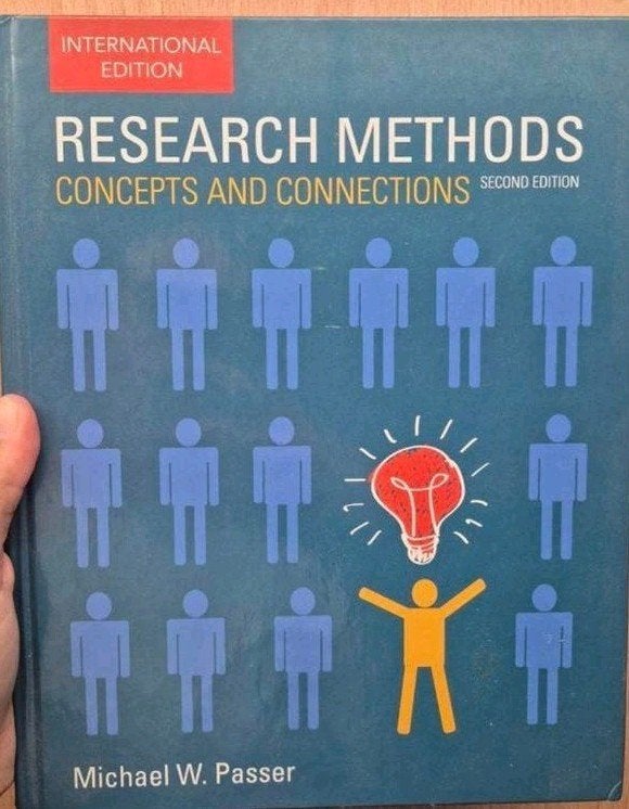 Research Methods: Concepts and Connections Michael W. Passe, Zo goed als nieuw, Gamma, Michael W. Passer, HBO