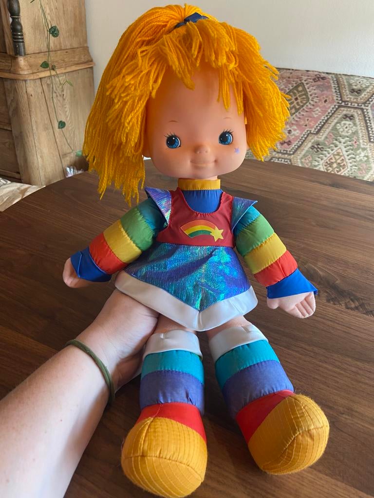 Vintage Rainbow Brite pop jaren 80 speelgoed, Ophalen of Verzenden, Zo goed als nieuw, Pop