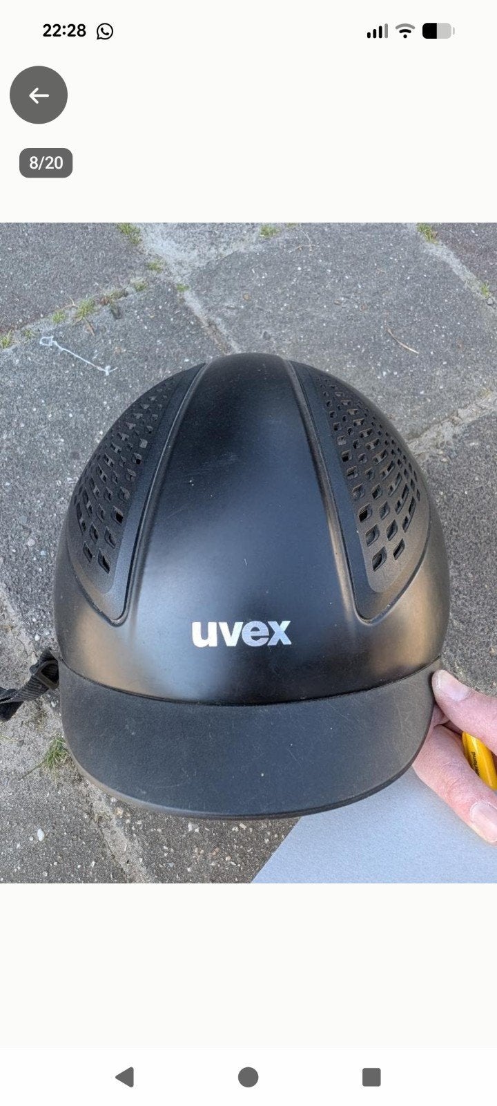 Micklem hoofdstel, uves cap, gel springschoenen, Dieren en Toebehoren, Ophalen of Verzenden, Gebruikt