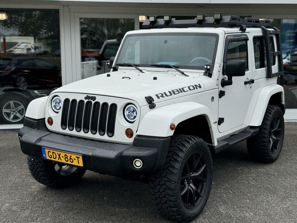 Jeep Wrangler 3.8 V6 4x4 automaat,airco,fox Suspension,magna, Auto's, Jeep, Gebruikt, Wit, Bedrijf, Vierwielaandrijving