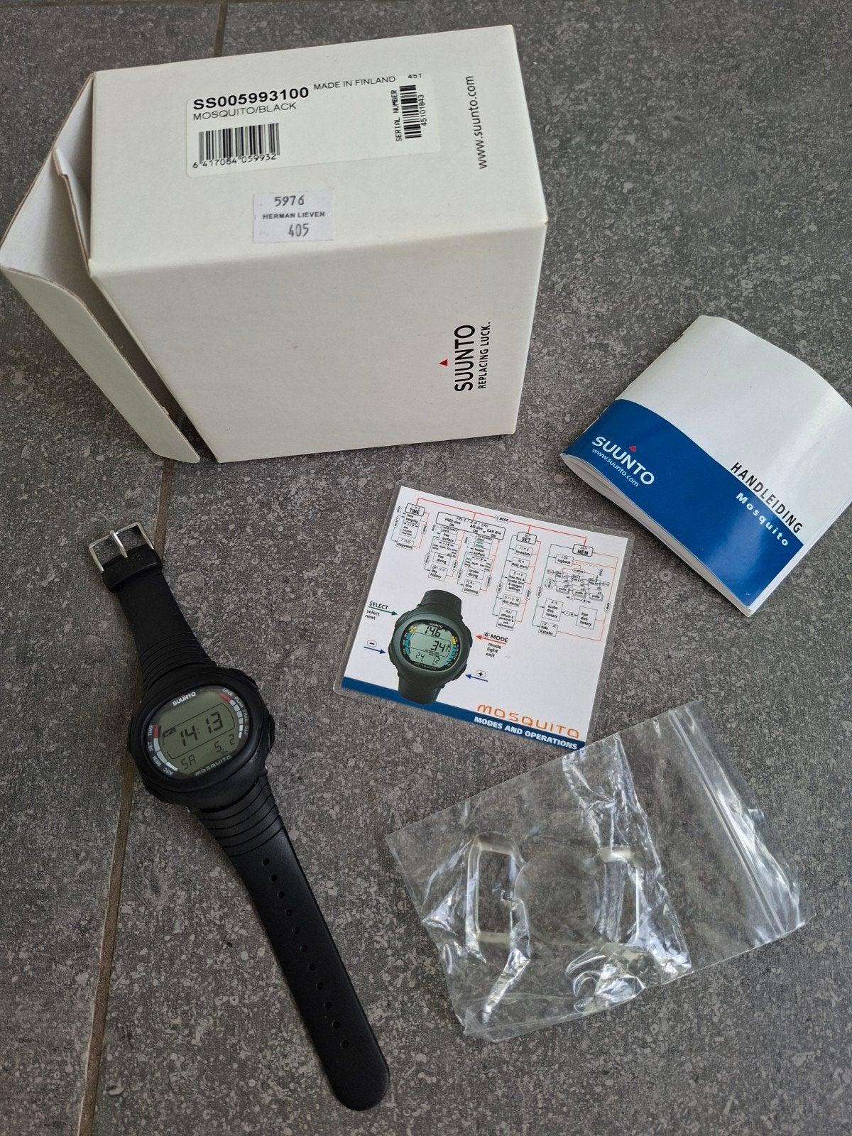 suunto duikcomputer duikhorloge NIEUWSTAAT, Watersport en Boten, Ophalen of Verzenden, Zo goed als nieuw, Duikcomputer