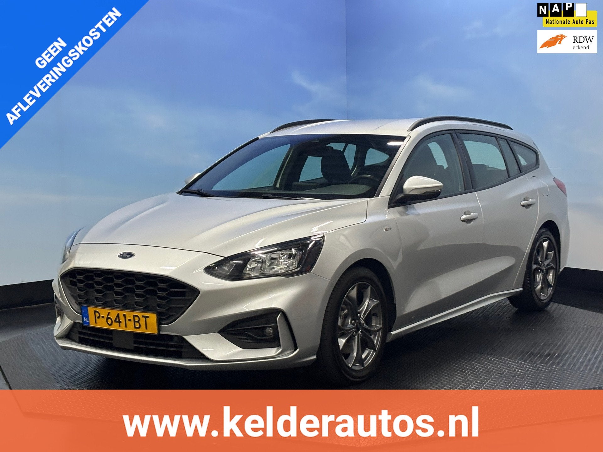 Ford Focus Wagon 1.0 EcoBoost Hybrid ST Line Business Clima, 125 pk, 19 km/l, Hybride Elektrisch/Benzine, 999 cc