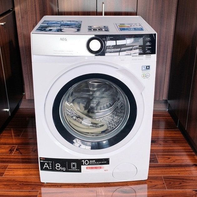 Wasmachine AEG 7000Series 8kg 1600toeren ProSteam Afbetaling, Ophalen, A, A, A