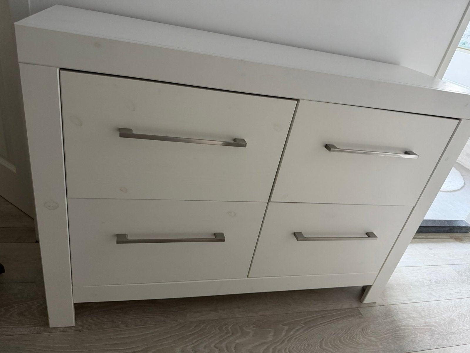 Dressoir woood sepp 115 x 37x 83, Ophalen, 100 tot 150 cm, Zo goed als nieuw, Met lade(s)