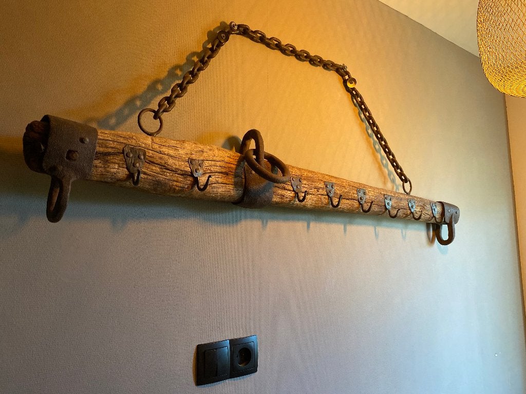 Prachtige antieke kapstok, Gebruikt, 100 tot 150 cm, Hout, Ophalen