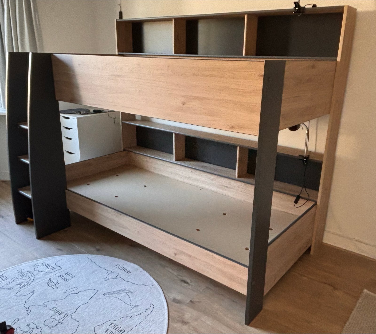 Z.s.m. ophalen - Stapelbed met opbergruimte, Ophalen, Gebruikt, 90 cm, 160 tot 180 cm