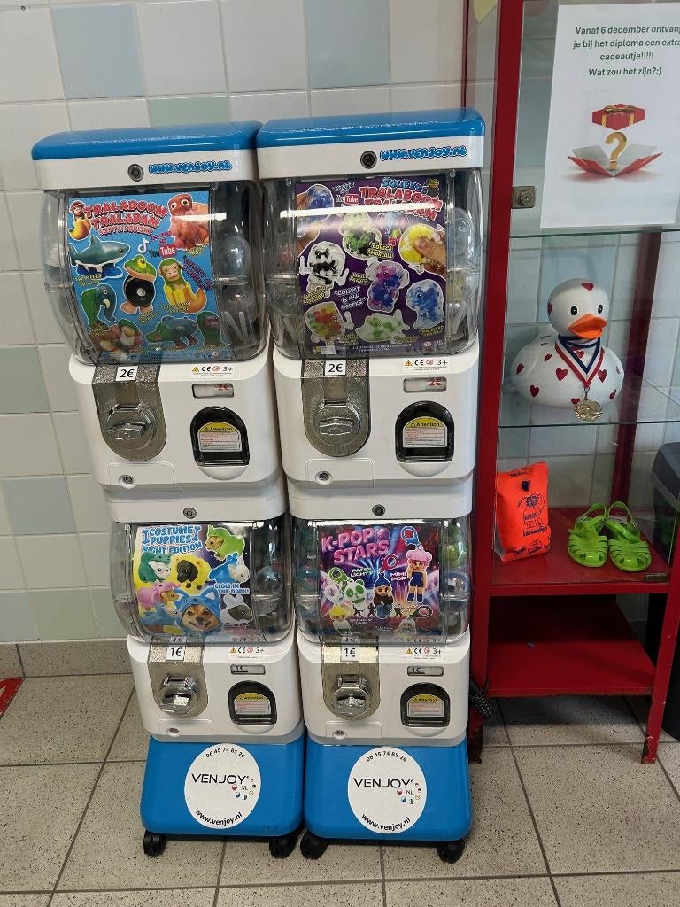 GRATIS PLAATSING CAPSULE BALLEN SPEELGOED AUTOMATEN, Verzamelen, Ophalen, Nieuw