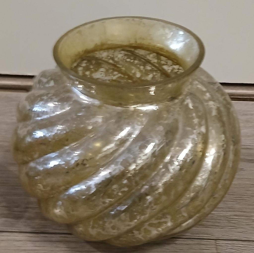 Riviera maison vaas, Huis en Inrichting, Overige kleuren, Ophalen of Verzenden, Minder dan 50 cm, Glas