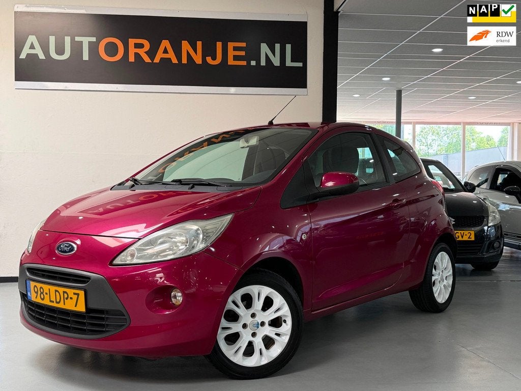 Ford Ka 1.2 Titanium-Airco-APK-NAP!, Auto's, Voorwielaandrijving, Gebruikt, 1242 cc, 4 stoelen