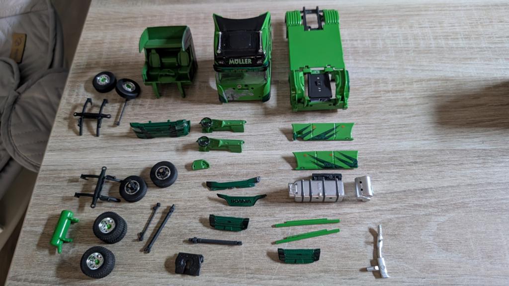 Tekno Scania müller Royal flush Restant onderdelen, Hobby en Vrije tijd, Ophalen of Verzenden, Bus of Vrachtwagen, Tekno