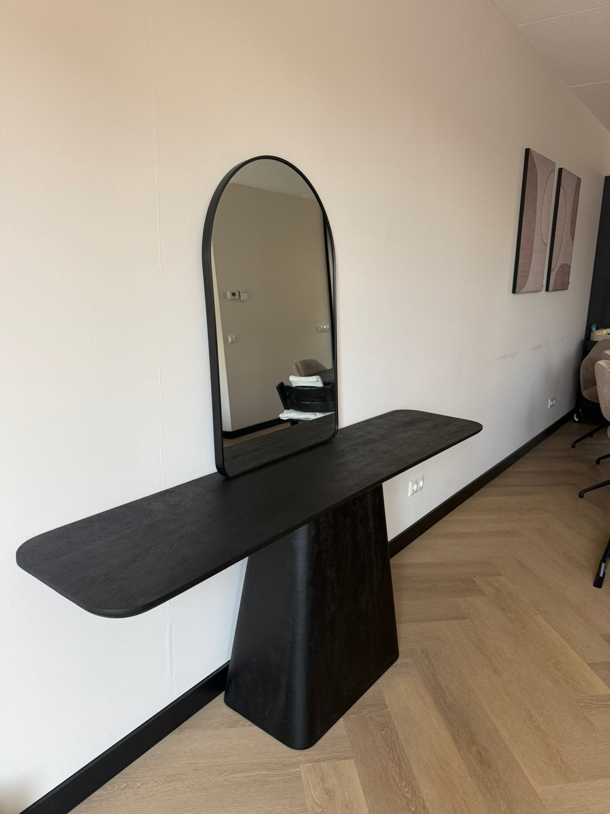 Sidetable zwart, Ophalen, Zo goed als nieuw, 50 tot 100 cm, Minder dan 100 cm