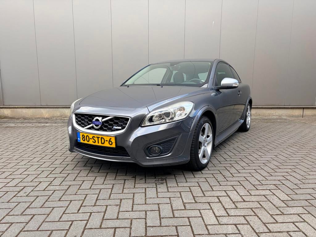 Volvo C30 2.0 R-Edition, Gebruikt, Zwart, 4 stoelen, Leder en Stof